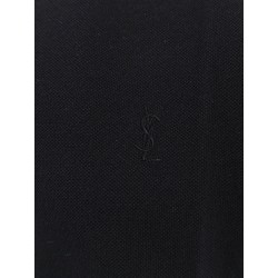 Cotton blend polo shirt with logo