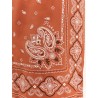 Viscose shorts with bandana print