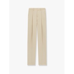 Wool tuxedo trouser with silk lining