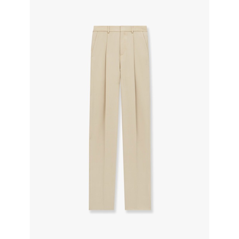 Wool tuxedo trouser with silk lining
