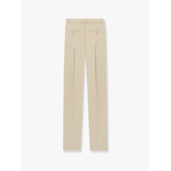 Wool tuxedo trouser with silk lining