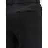 Tuxedo wool trouser with lateral satin bands
