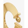 Blade Hoop S earrings with Logo detail