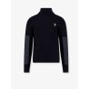 Wool turtleneck sweater with nylon inserts