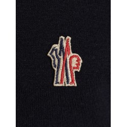 Wool turtleneck sweater with nylon inserts