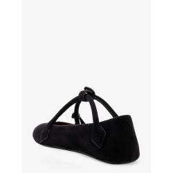 Le Teckel Suede Ballet Flats