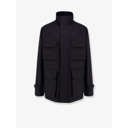 Silk and cotton Sahariana Jacket