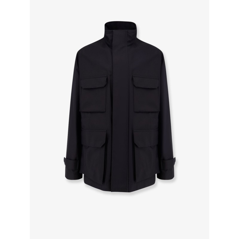 Silk and cotton Sahariana Jacket