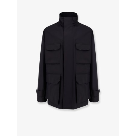 Silk and cotton Sahariana Jacket