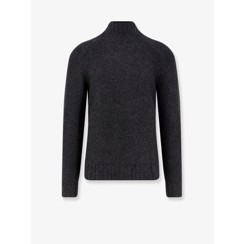 Links wool and cashmere mock turtleneck