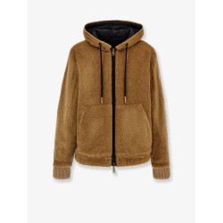 Reversible nylon and teddy jacket