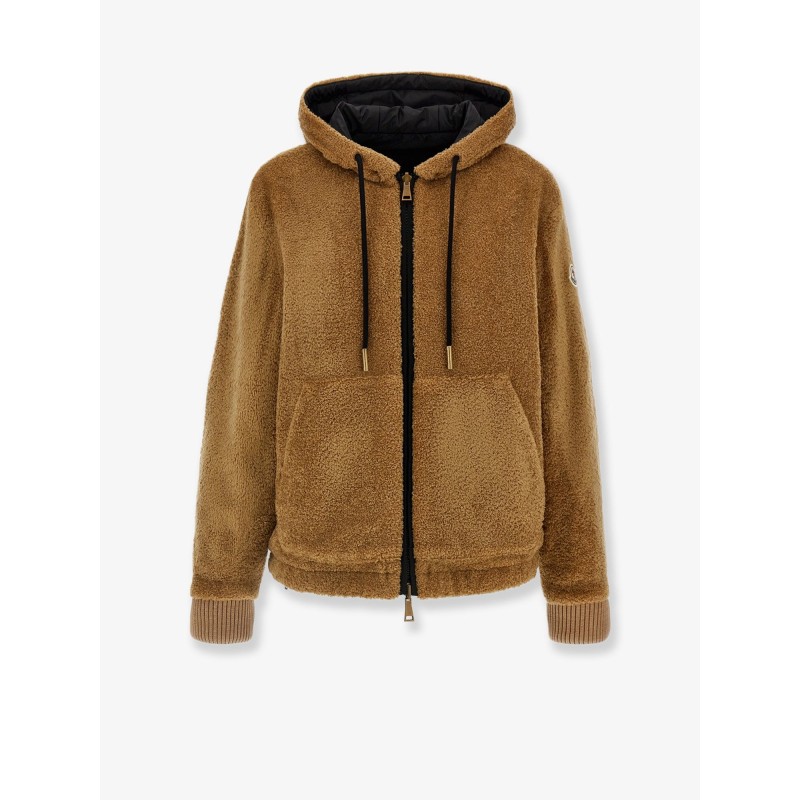 Reversible nylon and teddy jacket