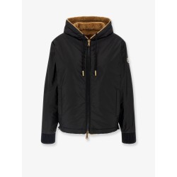Reversible nylon and teddy jacket