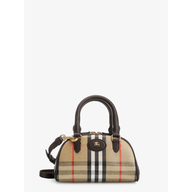 Burberry Check coated canvas shoulder bag