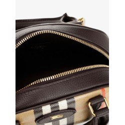 Burberry Check coated canvas shoulder bag