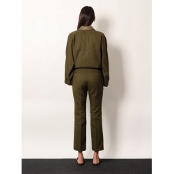 GG jacquard cotton trousers