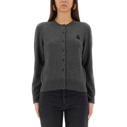 "MONA" CARDIGAN WITH LOGO