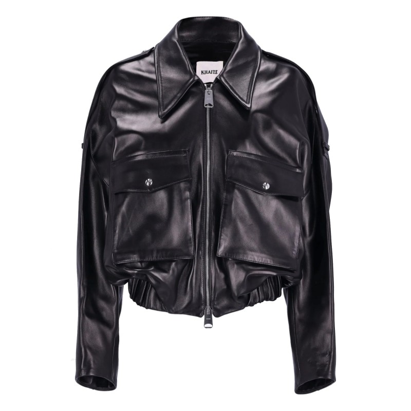 LEATHER JACKET "OWEY"