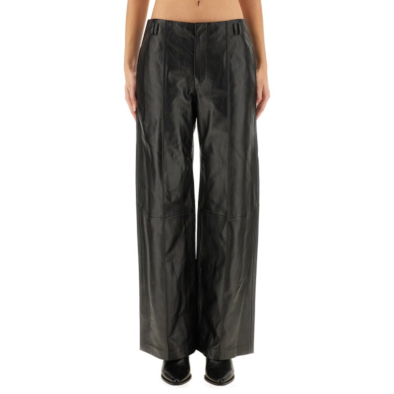LEATHER "CIARRA" PANTS