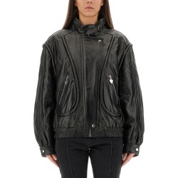 LEATHER "CAROLE" JACKET