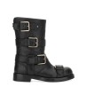 LEATHER BOOT WITH BUCKLES