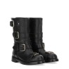 LEATHER BOOT WITH BUCKLES