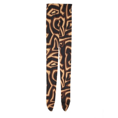 LABYRINTH PRINT TIGHTS