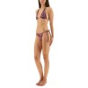 MAZE PRINT TRIANGLE BIKINI TOP