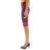 ORCHID PRINT MIDI SKIRT