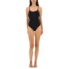 ONE PIECE SWIMSUIT WITH PRINTED EDGES