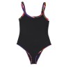 ONE PIECE SWIMSUIT WITH PRINTED EDGES