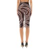 MAZE PRINT MIDI SKIRT