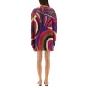 IRIS PRINT MIDI DRESS