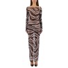 LABYRINTH PRINT DRESS