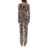 LABYRINTH PRINT DRESS