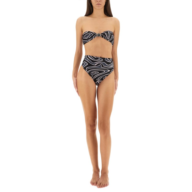 MARBLE PRINT BIKINI BOTTOM