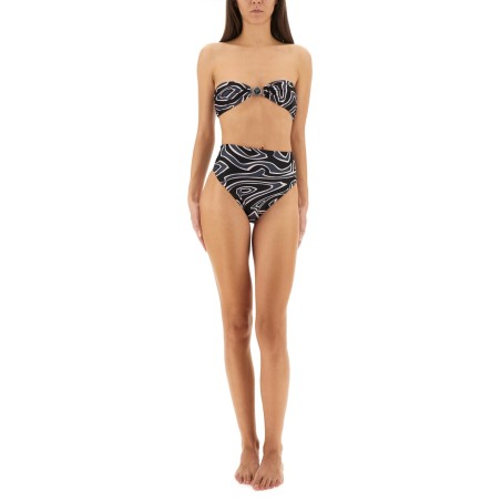 MARBLE PRINT BIKINI BOTTOM
