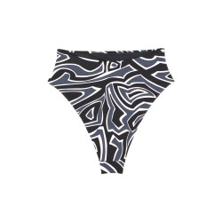 MARBLE PRINT BIKINI BOTTOM