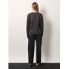 Wool blend sweater with all-over sequins