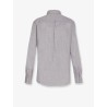 Cotton blend slim fit shirt