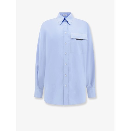 Cotton shirt with bow
