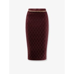 Viscose blend pencil skirt