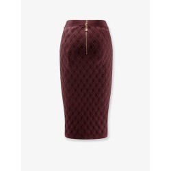 Viscose blend pencil skirt