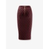 Viscose blend pencil skirt
