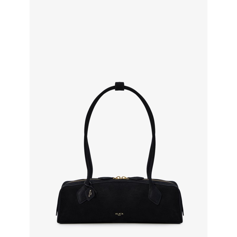 Clutch Le Teckel suede handbag
