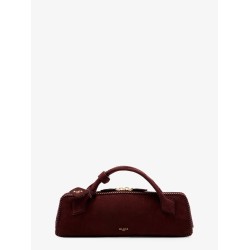 Clutch Le Teckel suede handbag