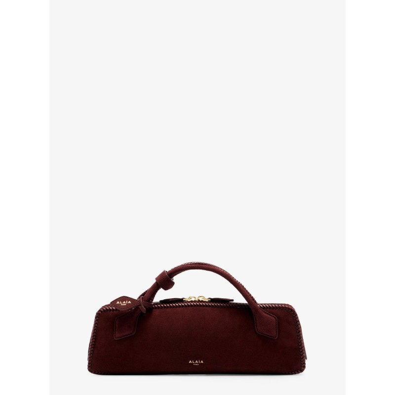 Clutch Le Teckel suede handbag