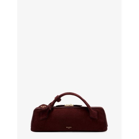 Clutch Le Teckel suede handbag