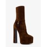 Nico suede plateau ankle boots
