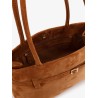 Le Cambon East West suede shoulder bag
